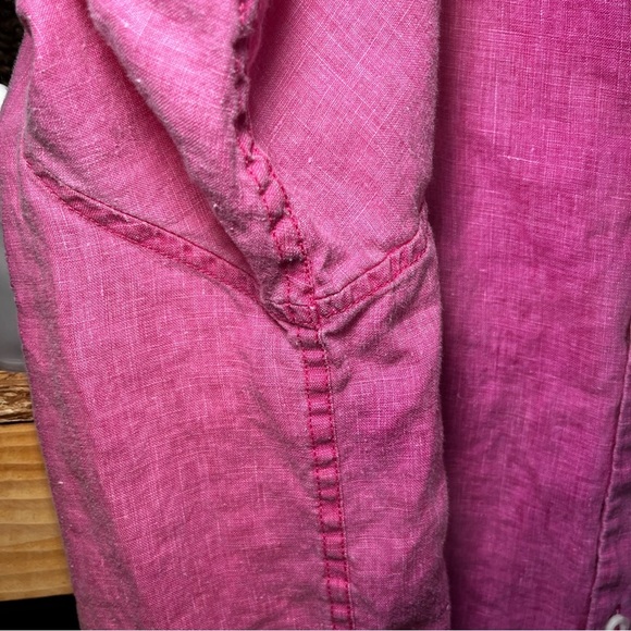 TOMMY BAHAMA Big & Tall Short Sleeve Linen Summer Cruise Button Up Easter Golf - Picture 6 of 10